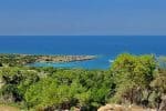 Landschaften und das Meer in der Nähe vom Bad der Aphrodite - Auswandern und Leben auf Zypern
