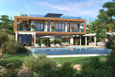 Immobilien auf Zypern: Zypern Sea Front Neubau Villa in Sea Caves im Raum Paphos zum Kauf - PFSB245