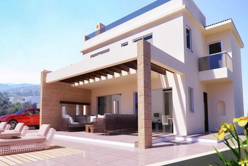 Immobilien auf Zypern: Zypern Sea-Front-Neubau-Villen in Latchi im Raum Paphos zum Kauf - PFSB193