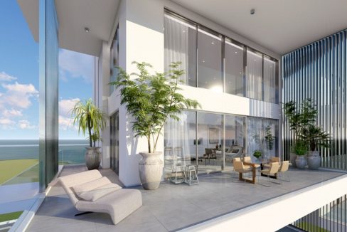 Immobilien auf Zypern: Neubau-Beachfront-Villen, Appartements und Penthouses in Kato Paphos im Raum Paphos zum Kauf - PFSB206